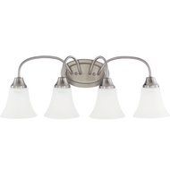 Sea Gull 44808-962 Holman 4-Light Brushed Nickel Vanity Fixture by Sea Gull