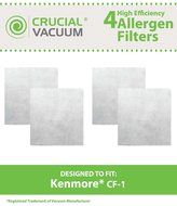 4 Kenmore CF1 Double Layer Sears Progressive Allergen Foam Filters, Fits Kenmore Progressive &amp; Whispertone, Replaces...