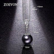 Shine Black Pearl Pendant Crystal Chunky Statement Long Chain Necklace Jewelry N5