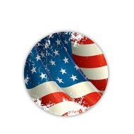 Generic Mdf Material Cute Design With American Flag Coaster