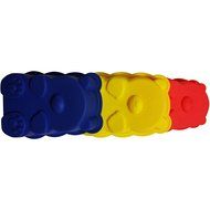 Best 3 D Kids Baking Teddy Bear Silicone Nonstick Bear Pans (5" X 3.5" X 1.5" Assorted Colors) and 1 Red Silicone...