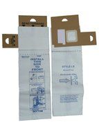 6 Eureka Type LS Sanitaire Vacuum Bags, LiteSpeed Upright, Bagged, Boss Signature Genesis, Refurb Powerline Limited...
