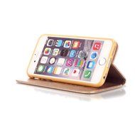 For iPhone 7 Case,iPhone 7 Leather Case,iPhone 7 Cover,Candywe [Gold] [Wallet]Leather Protective Stand Case For... N35