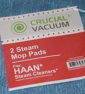 Crucial Vacuum Washable Micro-Fiber Blue Steam Mop Pads 4-pack fits HAAN&reg; SI-25, SI-40, SI-60, SI-70, SI-35 Steam...