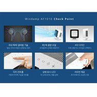 Windamp Bladeless Quiet Small Room Floor Fan Cooling Air AF1010 100V~240V N4