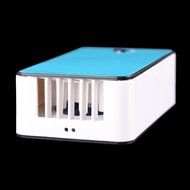 Yosoo Portable Mini Rechargeable USB Powered Air Conditioning Fan Chargeable Hand-held No Leaf Fan Air Conditioner... N6