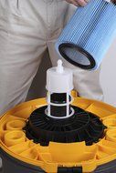 WORKSHOP Wet Dry Vac Filter WS22200F Fine Dust Wet Dry Vacuum Filter (Single Shop Vacuum Cleaner Filter Cartridge... N6