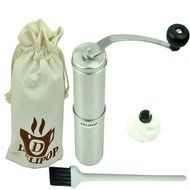 Delipop ES66 Manual Coffee Grinder Premium Stainless Steel With Adjustable Ceramic Burr 7.5inch Length Including... N2