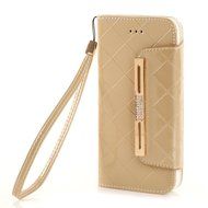 For iPhone 7 Case,iPhone 7 Leather Case,iPhone 7 Cover,Candywe [Gold] [Wallet]Leather Protective Stand Case For... N44