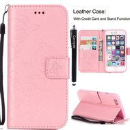 For iPhone 7 Case,iPhone 7 Leather Case,iPhone 7 Cover,Candywe [Gold] [Wallet]Leather Protective Stand Case For... N48