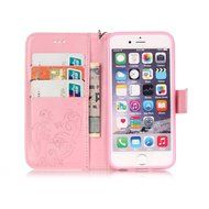 For iPhone 7 Case,iPhone 7 Leather Case,iPhone 7 Cover,Candywe [Gold] [Wallet]Leather Protective Stand Case For... N49