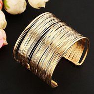 Fashion Charm Women Lots Style Gold Rhinestone Bangle Jewelry Cuff Bracelet HOT N6