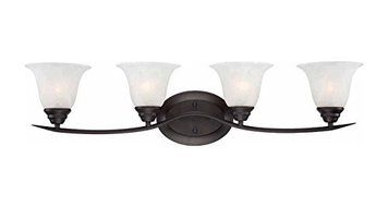 Volume Lighting V5234-79 Trinidad 4-Light Bathroom Vanity, Antique Bronze by Volume Lighting