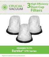 3 Eureka STK Quick Series Allergen Dust Cup Filters, Designed To Fit Eureka STK Quick Series 96B, 162A, 164B 169A... N3