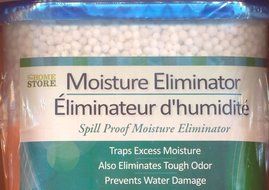 3-pack MOISTURE ELIMINATOR, absorbs twice its weight in water, 9.8 oz tubs