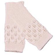 Hollow Out Leaves Knitted Gloves,Morecome Fashion Women Girl Knitted Gloves (Purple) N2