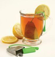 Tea Bag &amp; Herb Infuser Stainless Steel with Silicone
