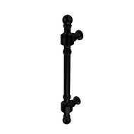 Allied Brass RD-3/8-BKM Retro Dot Collection Beaded Door Pull, 8, Matte Black by Allied Brass