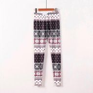PHOTNO Casual Women Lady Skinny Geometric Print Stretchy Jegging Pants Slim Leggings N29