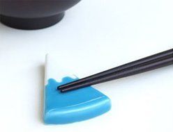 [5 set!!] Mt.Fuji Chopsticks Rest Blue Fuji from Japan N3