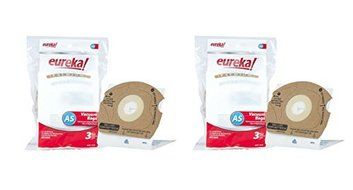 Genuine Eureka AS Premium Filtration Vacuum Bag 68155 - (2 packs of 3 bags = 6 Bags in Total)