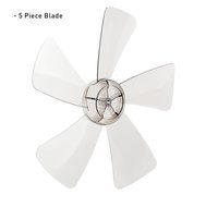 Duronic FN40 White 16 inch Oscillating Pedestal (Stand) Fan with weighted round base N9