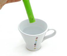 Bambu Tea Infuser, 100 % Silicone Loose Leaf Strainer (Forest Green) N2