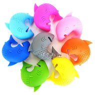 Silvercell Cute Silicone Shark Infuser Loose Tea Leaf Strainer Herbal Filter N3