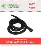 Shop-Vac, Craftsman &amp; Ridgid Replacement 10FT Foot Hose Fits Wet &amp; Dry Vacs with 2-1/4 inch Cuff, Designed &amp; Engineered...