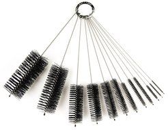 LabRat Supplies (LRS-1280) - 8 Inch Nylon Tube Brush Set, 12 Piece Variety Pack