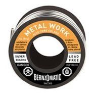 BurnzOMatic (BZMSAC300) Acid Core Solder, Silver Bearing, Lead Free, 3 oz, for Metal Work by BurnzOMatic