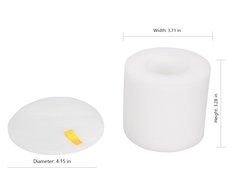 I-clean 2 Pack Foam &amp; Felt Filter Kit for Shark NV755, UV795 Rotator Lift-Away Vacuum Vacuum Cleaner N5