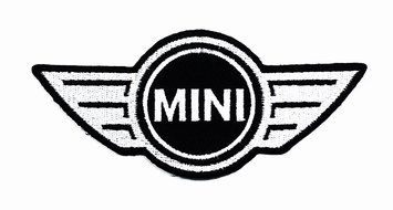 Mini Cooper Automobile Vintage Classic Car Size L Logo Iron-on Patch for Collection with By Botan N4