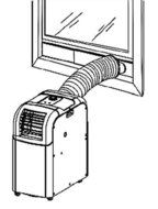 Lifesmart LS-YPF12C 12,000 BTU Home Office Portable Air Conditioner Unit A/C LED N2