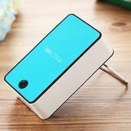 ESUMIC Portable Mini Air Conditioner Travel Handheld USB Rechargeable Cooling Fan for Summer Blue N2