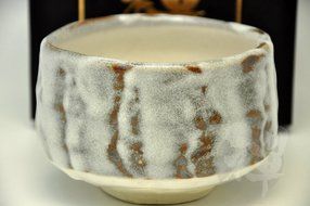 Japanese Mino Yaki ware Matcha Bowl Green Tea 11.5 / 11.5 / 8cm (4.5 / 4.5 / 3.1inch)[7351]