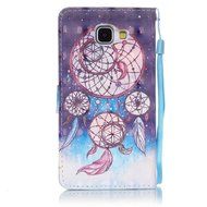 Galaxy A5 2016 Case,ikasus Shiny Glitter Diamond Colorful Art Painting PU Leather Flip Wallet Pouch Stand Credit... N7