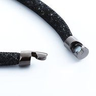 Morenitor[TM]Choker Necklace Rose Pendant with Leather Rope Chain Necklace. N14