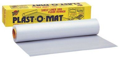 Warp Brothers PM-50-W Opaque White Plast-O-Mat Ribbed Flooring Runner Roll, 30-Inch by 50-Foot by Warp Brothers