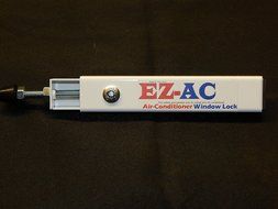EZ-AC Air-Conditioner Security Window Lock Wedge (Made in the U.S.A.) Extends 7 1/2"-14" N3