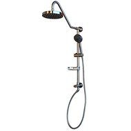 PULSE Showerspas 1011-BN Kauai III Retro-Fit Rain Shower System with Handshower and Adjustable Slide Bar, Brushed...