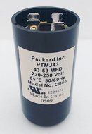 Packard PTMJ43 Packard 220-250V Start Capacitor 43-53 MFD