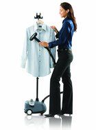 The Sharper Image In-Home Professional Garment Steamer, Black N6