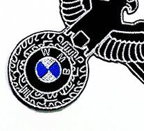 BMW German Bundesadler Eagle Coat of Arms World WAR Ww Ii GSA Toppa Mottorrad Motorcycles Jacket Polo Shirt T-shirt... N4