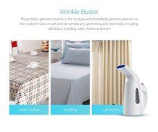 Easehold Travel Garment Steamer Handheld Portable Mini Fabric Steamer 60-second Heat-Up 8 Minutes of Steam 140ml... N7