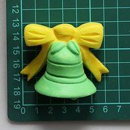 Sher Bell Mold Chocolate Silicone Molds,Cake Molds,Soap Molds,Decoration Tools Bakeware