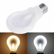 DDSKY E27 6W 9W 12W LED Flat Bulbs Extra Light Energy Saving 90% Led Light Bulb Warm Cool White, Dimmable (6W,... N3