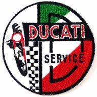 Ducati Service Motorbike Motorsport Motorcycles Biker Vest Jacket T Shirt Sew Iron on Patch. For Collection with... N3