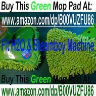(2) H20flo Coral Steam Mop Pads N2