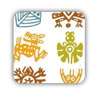Generic Print Aztec 6 Original Coaster Mdf N4